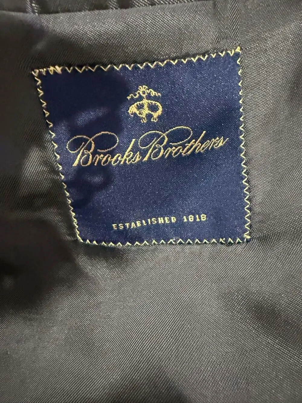 Brooks Brothers Loro Piana Wool Blazer Men’s 41R Gray Glen Plaid Vintage